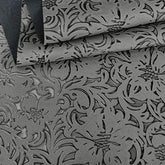 CraftsFabrics Retro Floral Leaf PU Embossed Faux Leather Roll Width for Bags, Hair Bow, Leather Wallets Making Upholstery Decoration